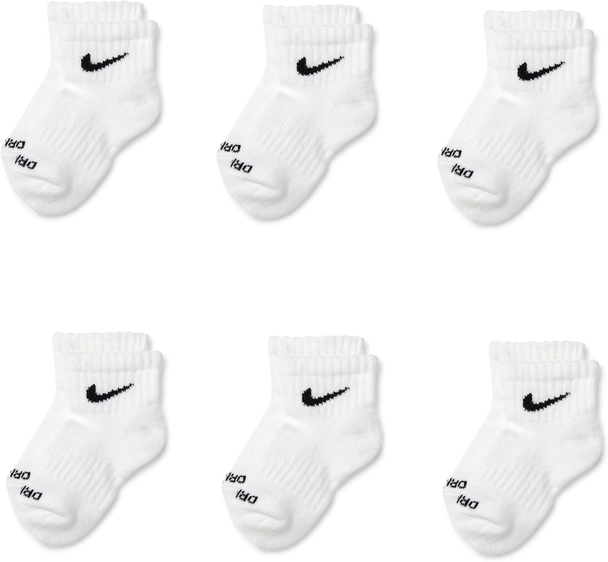 Nike Kids' 6-Pack Performance Socks
