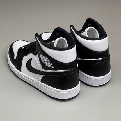 NIKE AIR JORDAN 1 Mid Panda Shoe Women's Sz 8 Black / White DV0991-101 (New)